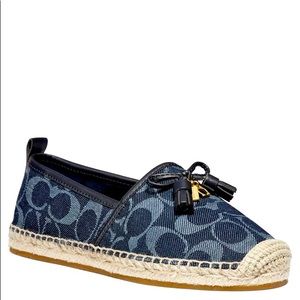 Coach Women’s Denim Espadrille Shoes